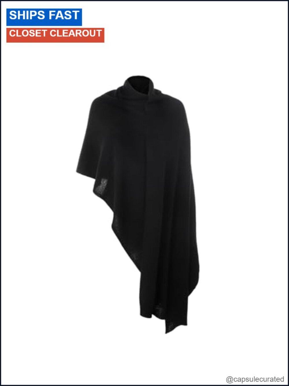 Extra Large 100% Cashmere Knitted Shawl Wrap with Gift Box